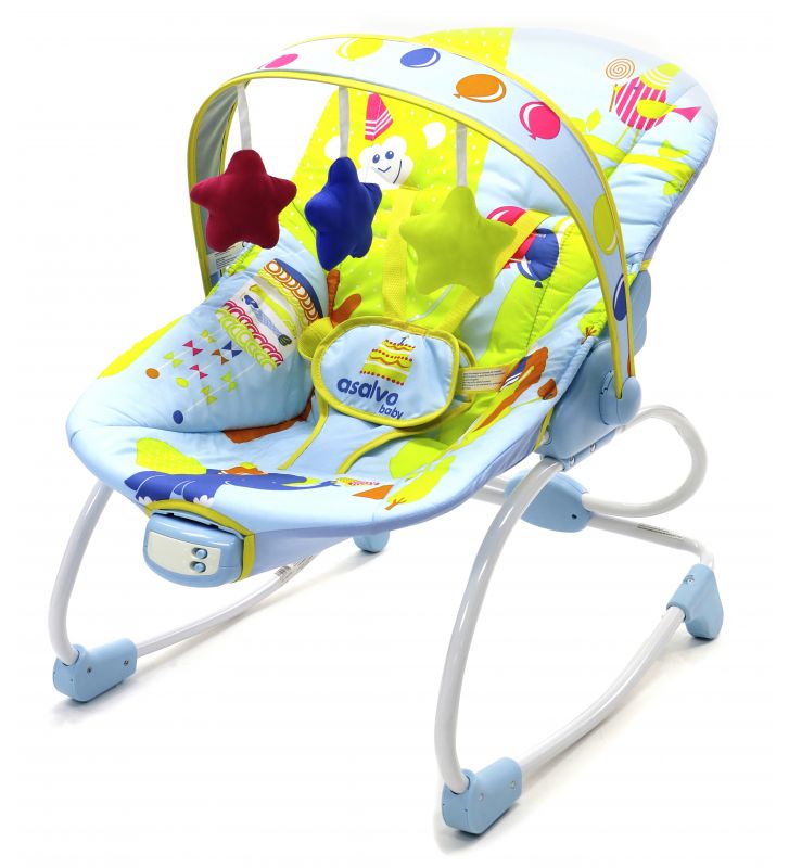 Silla Mecedora Evolutiva Asalvo 17420 para Bebés: Comodidad y Diversión desde el Nacimiento